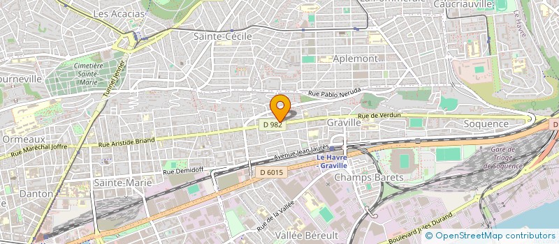 localisation de l'entreprise MONSIEUR DAVID COSTANTIN à LE HAVRE