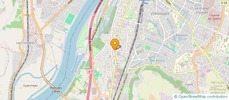 localisation de l'entreprise MONSIEUR DAVID COTTA  VALENCE