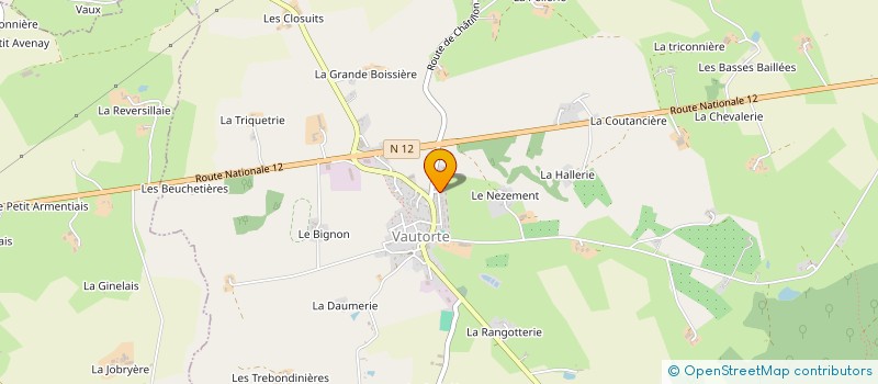 localisation de l'entreprise MONSIEUR DAVID COULAND à VAUTORTE