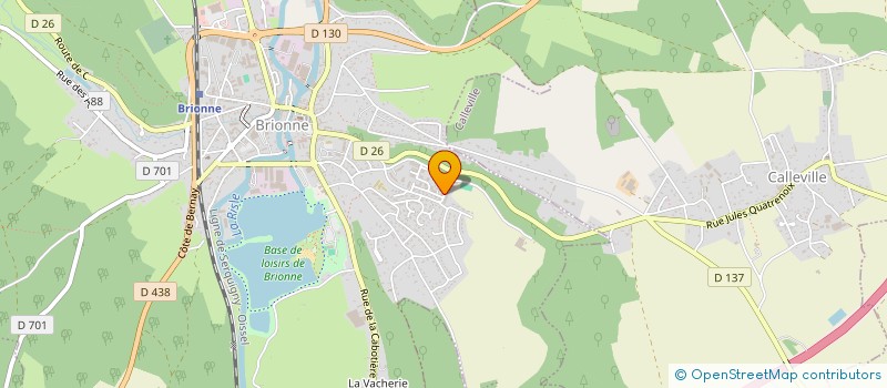 localisation de l'entreprise MONSIEUR DAVID COURCIER  BRIONNE