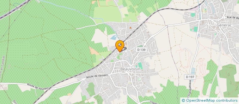 localisation de l'entreprise MONSIEUR DAVID COURDAVAULT  BEAUVOISIN