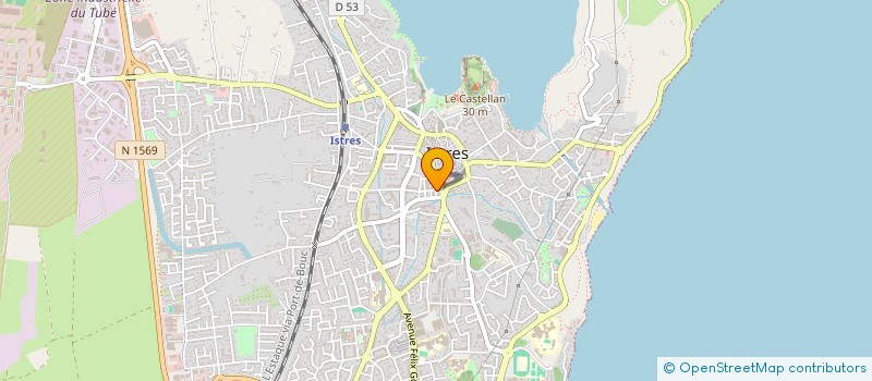 localisation de l'entreprise MONSIEUR DAVID COURTADE  ISTRES