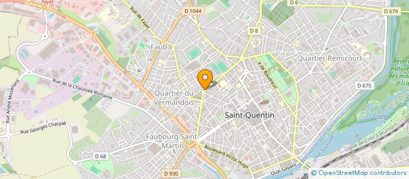 localisation de l'entreprise MONSIEUR DAVID COURTOIS à SAINT-QUENTIN