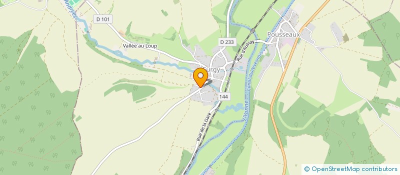 localisation de l'entreprise MONSIEUR DAVID COURTOIS  SURGY