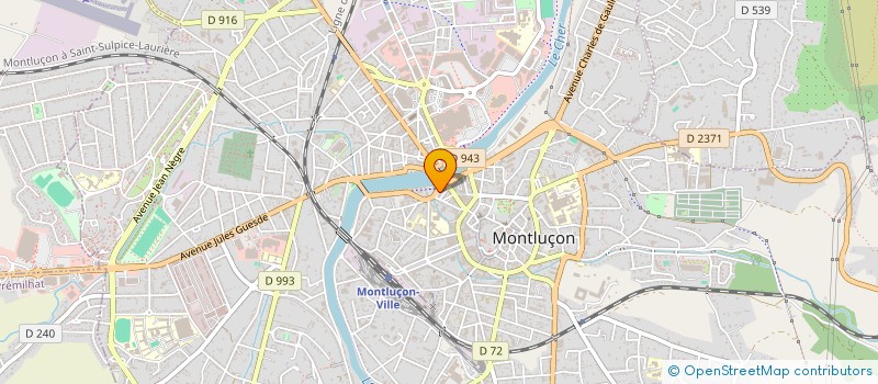 localisation de l'entreprise MONSIEUR DAVID COURTY  MONTLUCON