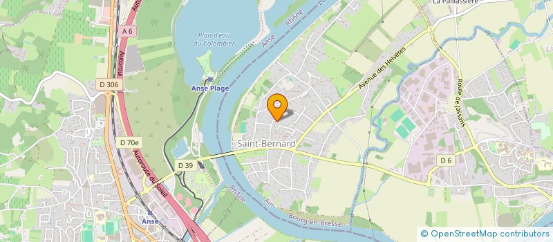 localisation de l'entreprise MONSIEUR DAVID COUTAZ  SAINT-BERNARD