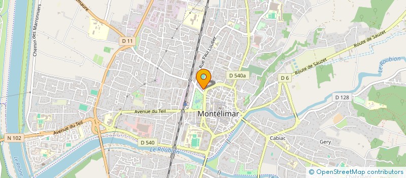 localisation de l'entreprise MONSIEUR DAVID COUTELIER  MONTELIMAR