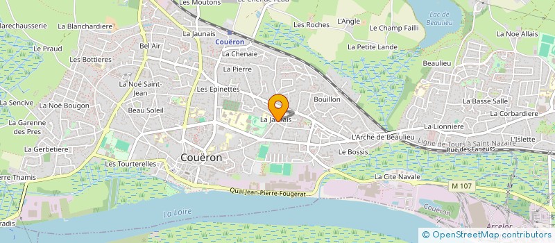 localisation de l'entreprise MONSIEUR DAVID COUTINHO  COUERON