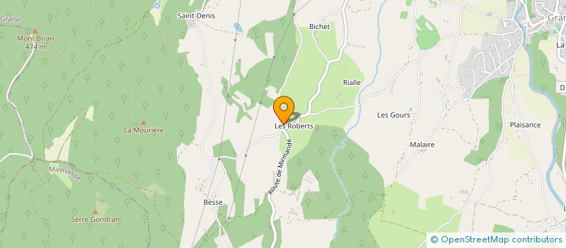 localisation de l'entreprise MONSIEUR DAVID COUTTOULIN à GRANE