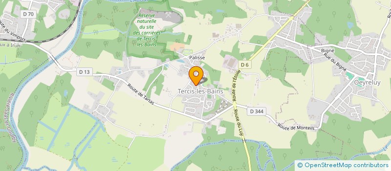 localisation de l'entreprise MONSIEUR DAVID COUZIGOU  TERCIS-LES-BAINS