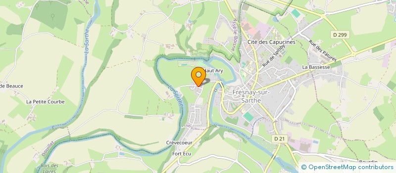 localisation de l'entreprise MONSIEUR DAVID CREPON  ASSE-LE-BOISNE