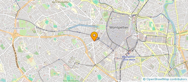 localisation de l'entreprise MONSIEUR DAVID CRESPIN à MONTPELLIER