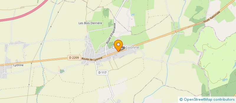 localisation de l'entreprise MONSIEUR DAVID CROCHET  COGNAT-LYONNE