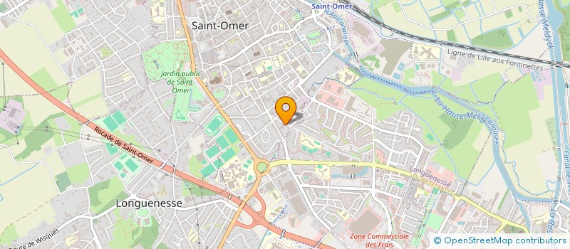 localisation de l'entreprise MONSIEUR DAVID CROQUELOIS  SAINT-OMER