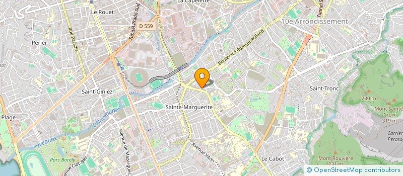 localisation de l'entreprise MONSIEUR DAVID CROS à MARSEILLE