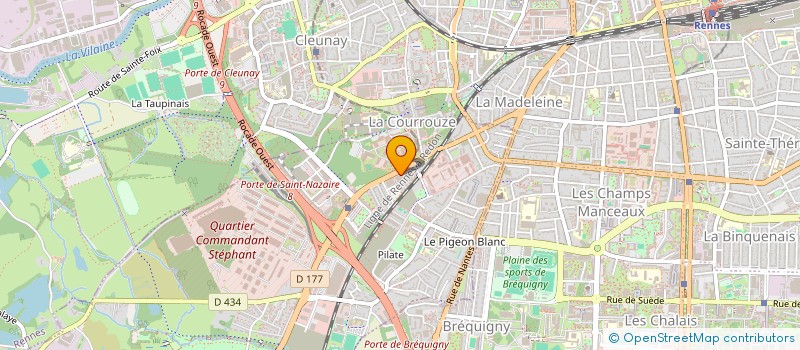 localisation de l'entreprise MONSIEUR DAVID CRUSNIERE  SAINT-JACQUES-DE-LA-LANDE