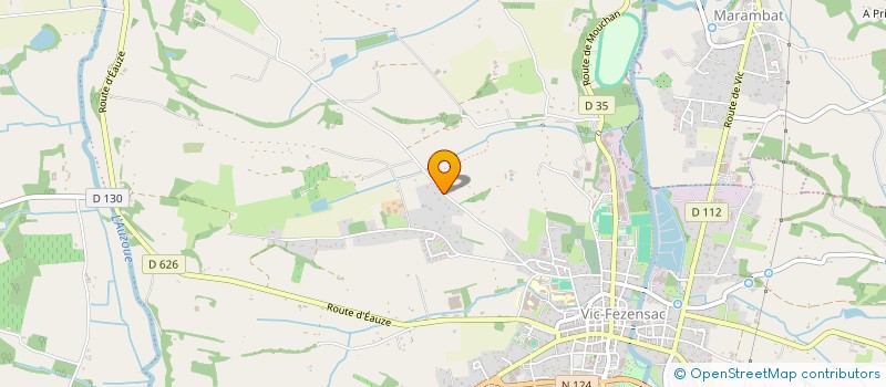 localisation de l'entreprise MONSIEUR DAVID CUBERO  VIC-FEZENSAC