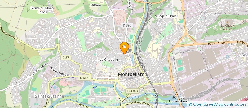 localisation de l'entreprise MONSIEUR DAVID CUCCUREDDU à MONTBELIARD