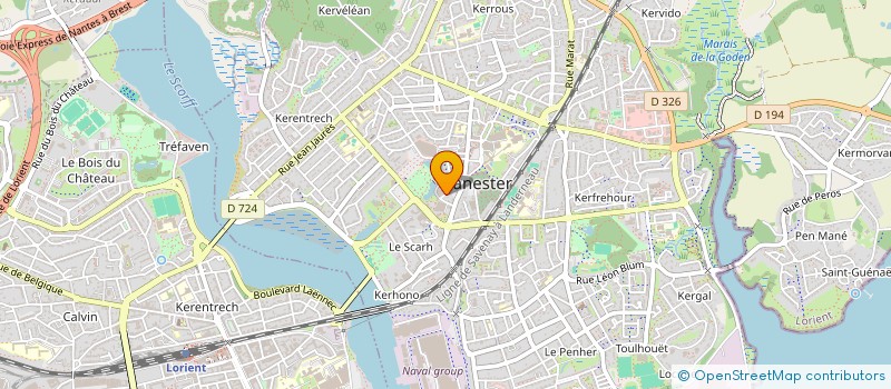 localisation de l'entreprise MONSIEUR DAVID CUCU  LANESTER