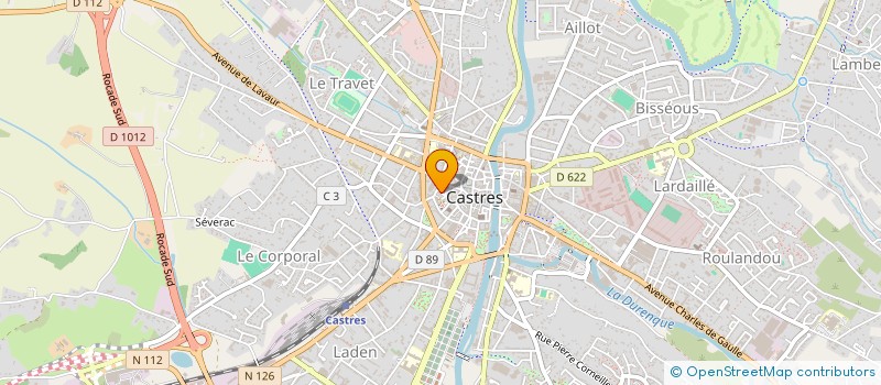 localisation de l'entreprise MONSIEUR DAVID CUCULLIERES à CASTRES