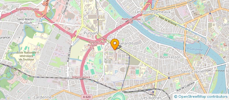 localisation de l'entreprise MONSIEUR DAVID CUGIER à TOULOUSE