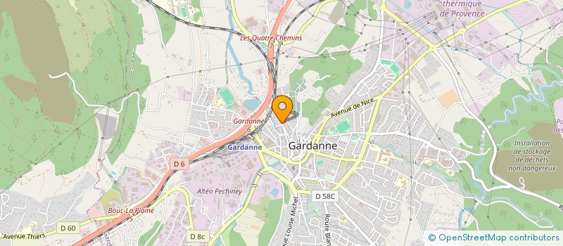 localisation de l'entreprise MONSIEUR DAVID CUILLER à GARDANNE