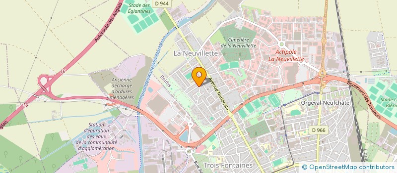 localisation de l'entreprise MONSIEUR DAVID CUISENIER  RIVES-D'AUTISE