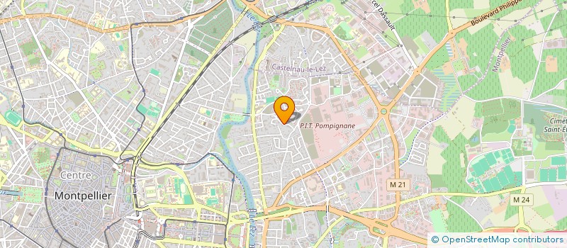 localisation de l'entreprise MONSIEUR DAVID CURE  MONTPELLIER