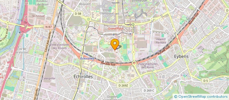 localisation de l'entreprise MONSIEUR DAVID CURTO  ECHIROLLES