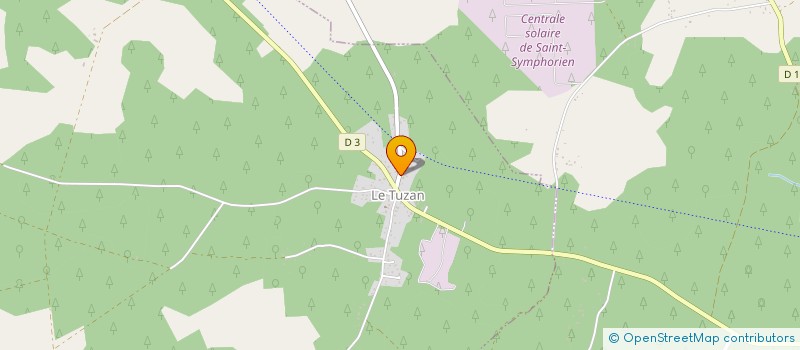 localisation de l'entreprise MONSIEUR DAVID DA COSTA  LE TUZAN