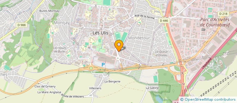 localisation de l'entreprise MONSIEUR DAVID DA COSTA FILIPE à LES ULIS