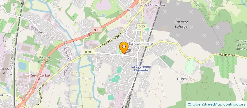 localisation de l'entreprise MONSIEUR DAVID DA CRUZ à LA COURONNE