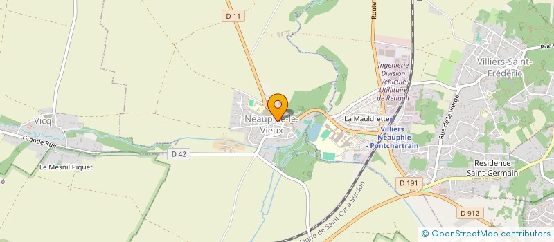 localisation de l'entreprise MONSIEUR DAVID DA CUNHA  NEAUPHLE-LE-VIEUX