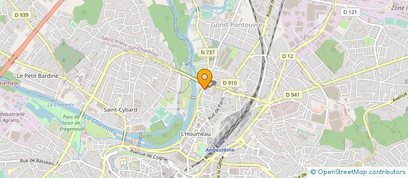 localisation de l'entreprise MONSIEUR DAVID DA MOTA CERQUEIRA à ANGOULEME