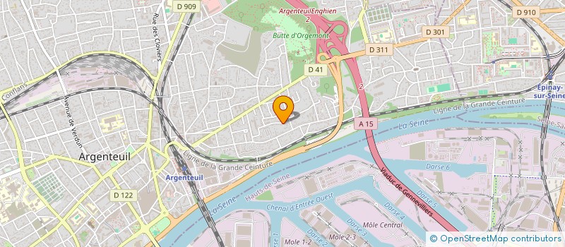 localisation de l'entreprise MONSIEUR DAVID DA ROCHA  ARGENTEUIL