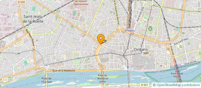 localisation de l'entreprise MONSIEUR DAVID DA SILVA à ORLEANS