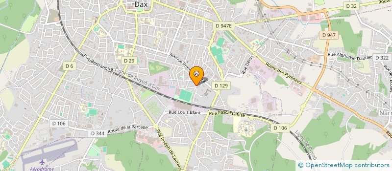 localisation de l'entreprise MONSIEUR DAVID DA SILVA à DAX