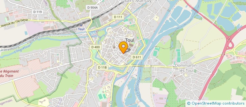 localisation de l'entreprise MONSIEUR DAVID DA SILVA  TOUL