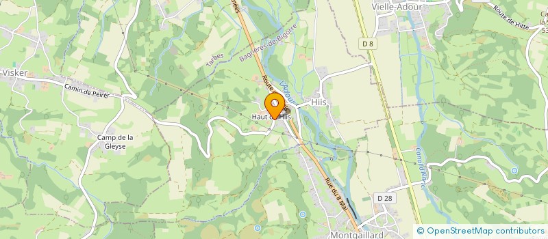 localisation de l'entreprise MONSIEUR DAVID DA SILVA  HIIS