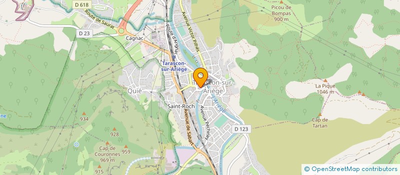 localisation de l'entreprise MONSIEUR DAVID DA SILVA MATOS à TARASCON-SUR-ARIEGE