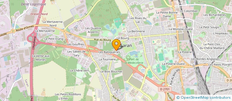 localisation de l'entreprise MONSIEUR DAVID DA SILVEIRA à SARAN