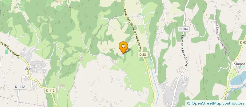 localisation de l'entreprise MONSIEUR DAVID DABERT  SAINT DONAT SUR L'HERBASSE