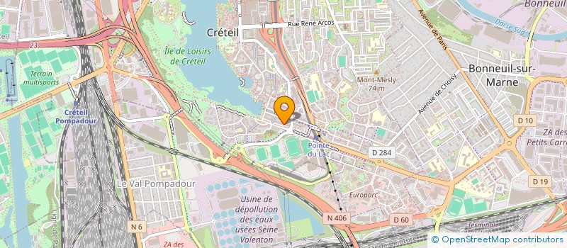 localisation de l'entreprise MONSIEUR DAVID DAHAN  CRETEIL