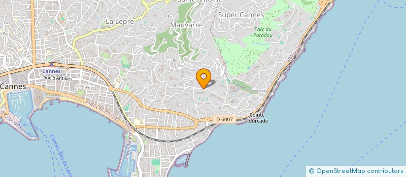 localisation de l'entreprise MONSIEUR DAVID DAHAN  CANNES