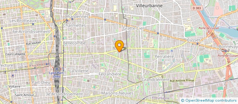 localisation de l'entreprise MONSIEUR DAVID DAHAN  VILLEURBANNE