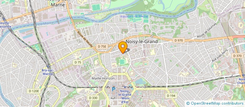 localisation de l'entreprise MONSIEUR DAVID DAKOURI BOHUI à NOISY-LE-GRAND