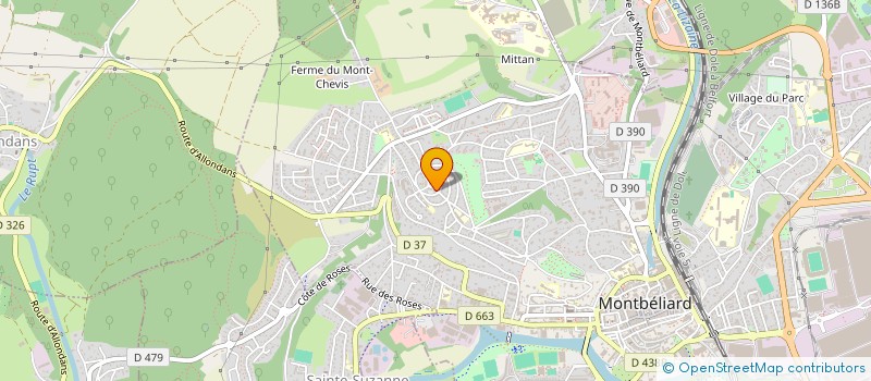 localisation de l'entreprise MONSIEUR DAVID DALLEREY à MONTBELIARD