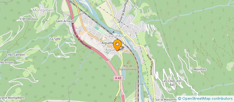 localisation de l'entreprise MONSIEUR DAVID DALMAS  VAL-D'ARC