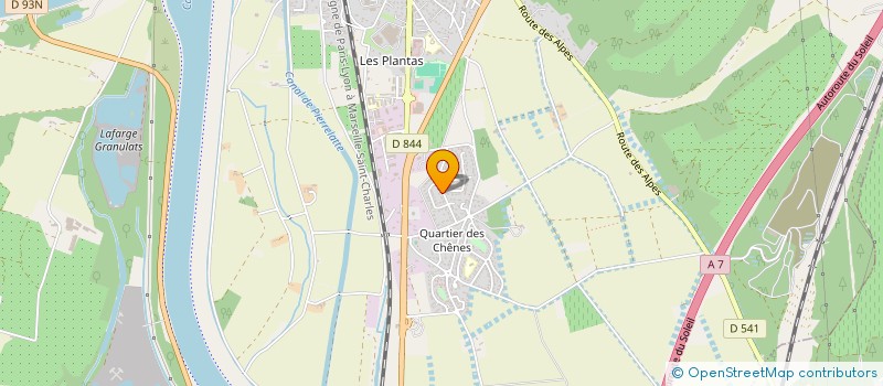 localisation de l'entreprise MONSIEUR DAVID DALMASSO  DONZERE