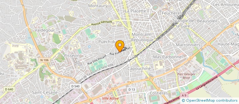 localisation de l'entreprise MONSIEUR DAVID DALMONTE  NIMES